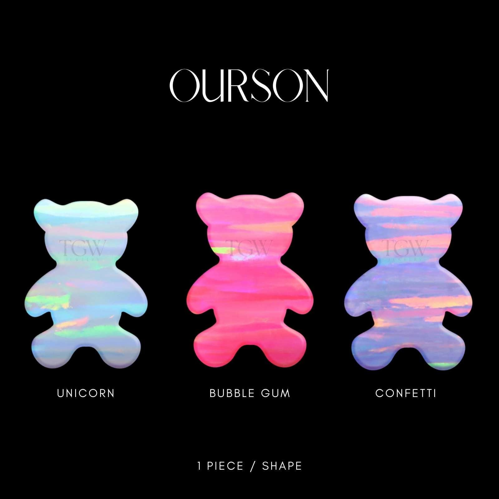 OURSON - OPALE - BIJOU OPALE - Tooth Gems World
